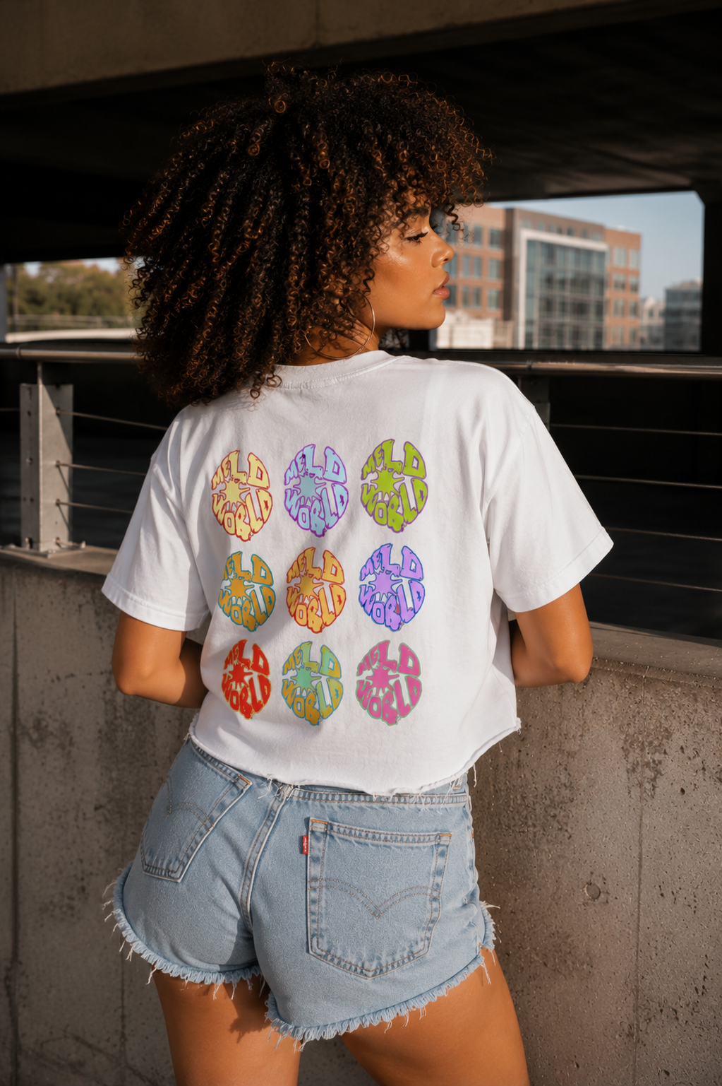 MELD World Spectrum Tee | Vintage White